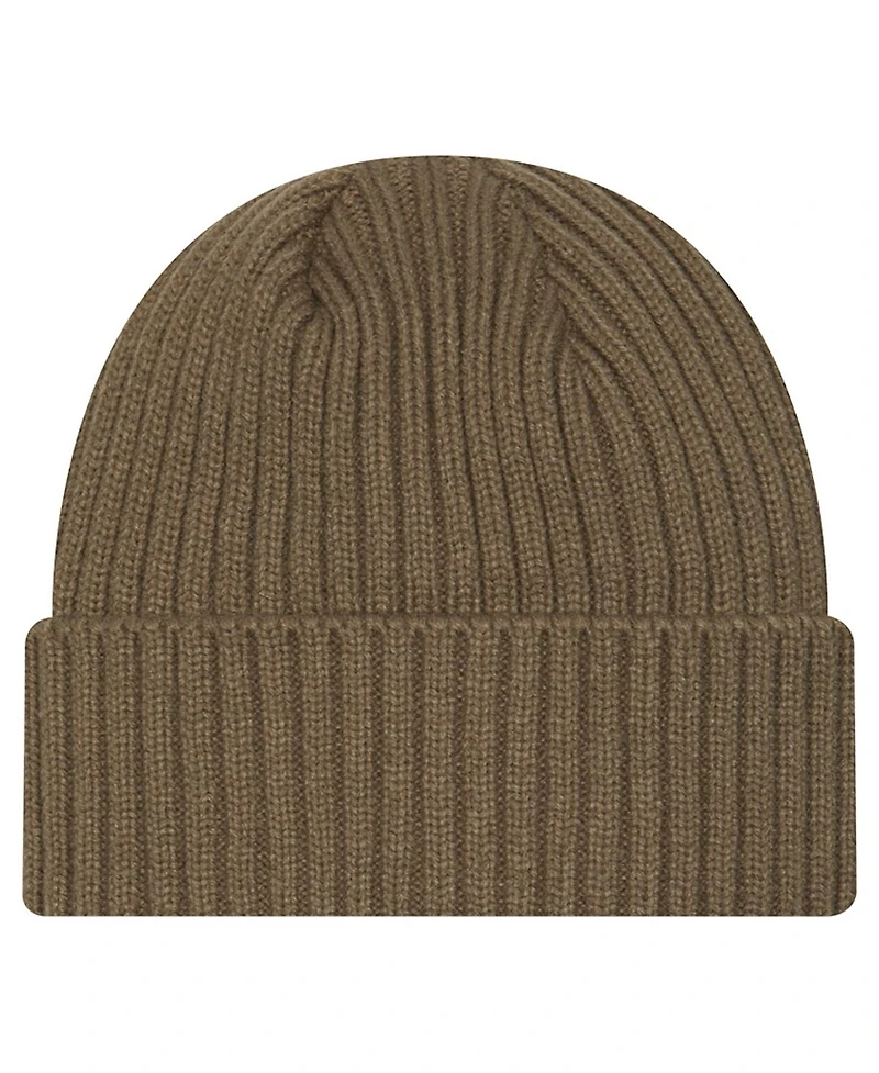 New Era Men's Olive New York Knicks Color Pack Cuffed Knit Hat