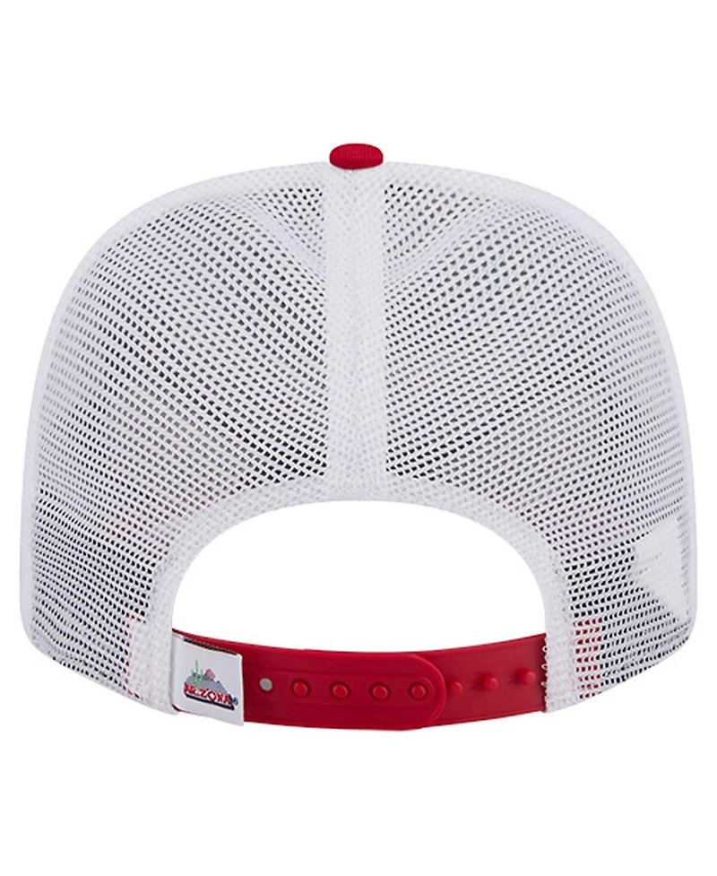 New Era Men's Red/White Arizona Wildcats Team 9SEVENTY Coolera Trucker Adjustable Hat