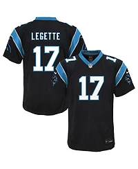 Nike Big Boys and Girls Xavier Legette Black Carolina Panthers Team Game Jersey