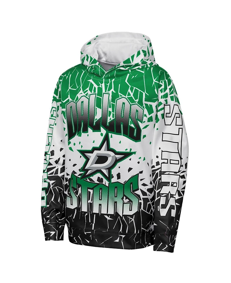 Outerstuff Big Boys and Girls Kelly Green Dallas Stars Frozen Frenzy Hoodie
