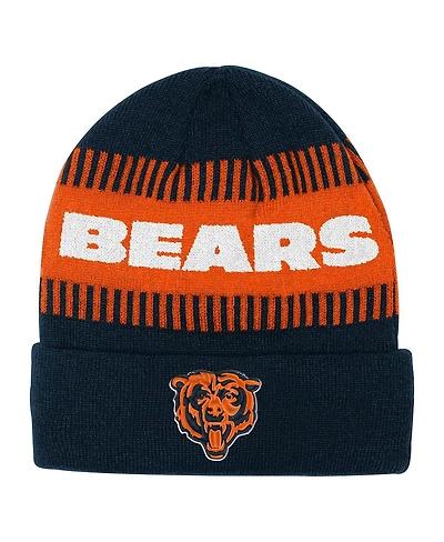Outerstuff Big Boys and Girls Navy Chicago Bears Bright Lights Cuffed Knit Hat