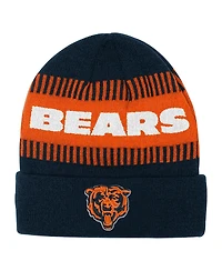 Outerstuff Big Boys and Girls Navy Chicago Bears Bright Lights Cuffed Knit Hat