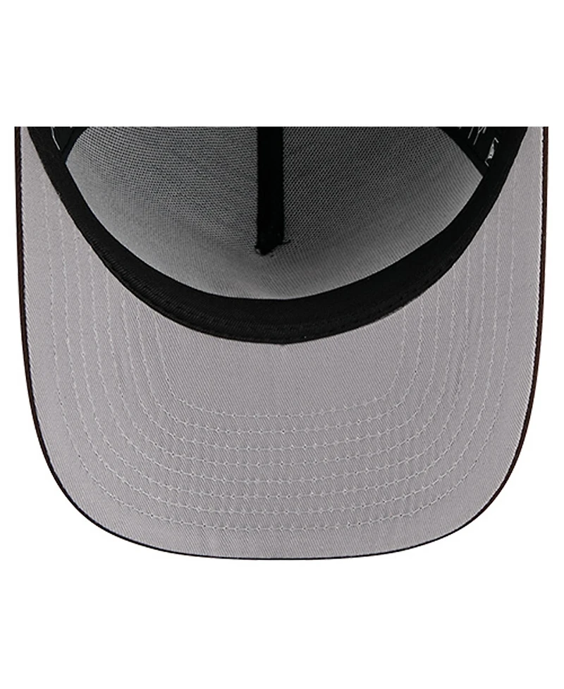 New Era Men's Brown San Diego Padres Local Play A-Frame 9FIFTY Snapback Hat