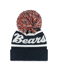 '47 Brand Women's Navy Chicago Bears Spirited Cuffed Knit with Pom Hat
