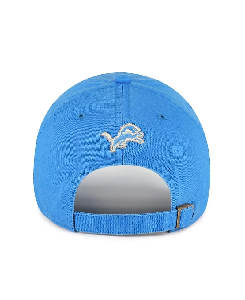 '47 Brand Women's Blue Detroit Lions Zoey Clean Up Adjustable Hat