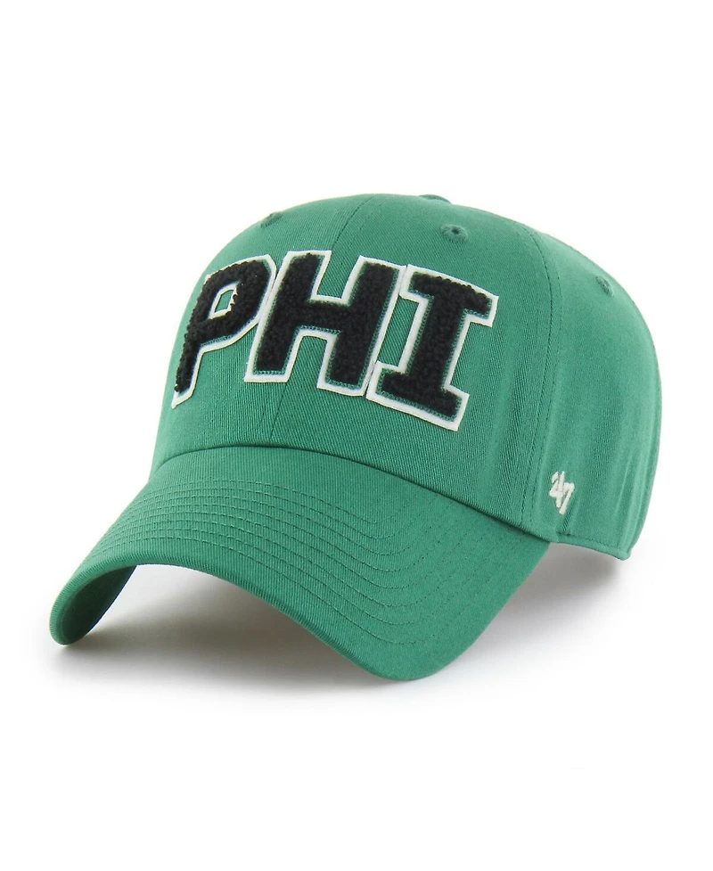 '47 Brand Women's Kelly Green Philadelphia Eagles Zoey Clean Up Adjustable Hat