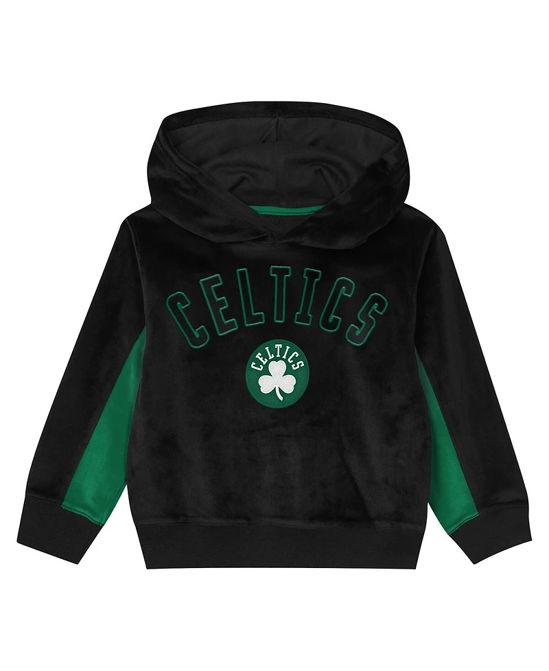 Outerstuff Preschool Black Boston Celtics Velour Hoodie