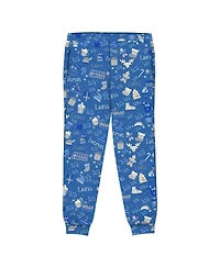 Outerstuff Toddler Blue Detroit Lions Chestnut Holiday Sleep Set