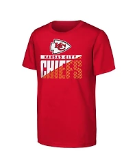 Outerstuff Big Boys and Girls Red Kansas City Chiefs Never Quit 2-Pack T-Shirt Set