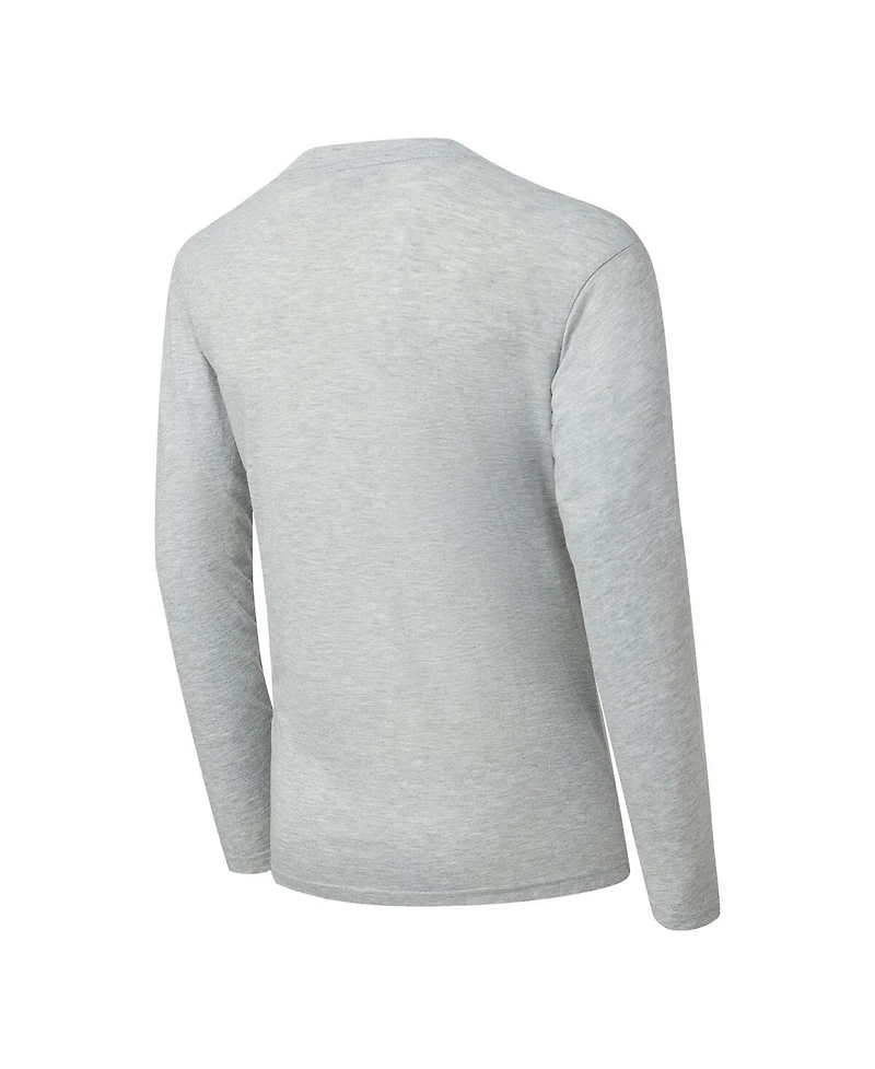 Concepts Sport Men's 2-Piece Powder Blue/Gray Los Angeles Chargers Regulate Long Sleeve T-Shirt and Plaid Pant Set