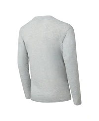 Concepts Sport Men's 2-Piece Powder Blue/Gray Los Angeles Chargers Regulate Long Sleeve T-Shirt and Plaid Pant Set