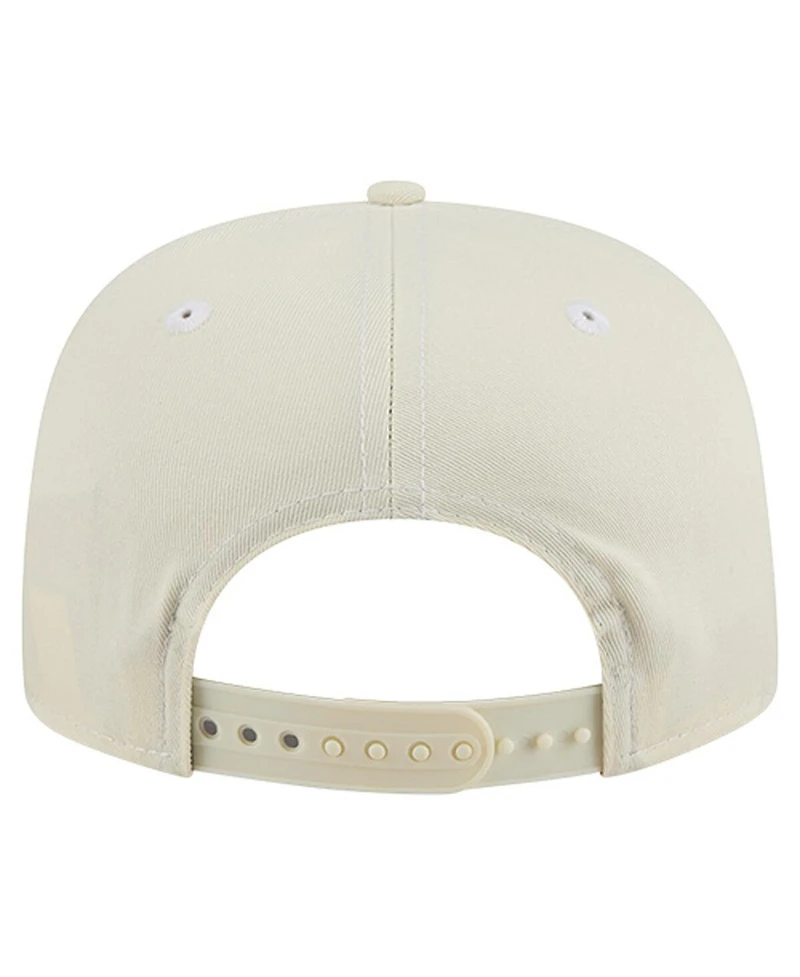 New Era Men's Cream New York Knicks Liberty Golfer Adjustable Hat