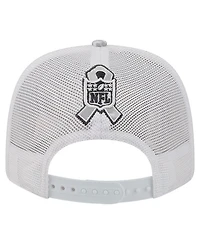 New Era Men's Gray Washington Commanders Salute to Service Fan Pack 9SEVENTY Trucker Adjustable Hat