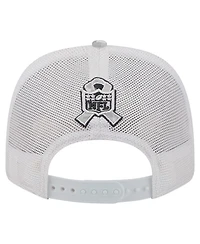 New Era Men's Gray Detroit Lions Salute to Service Fan Pack 9SEVENTY Trucker Adjustable Hat