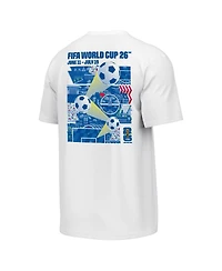 Outerstuff Men's White 2026 Fifa World Cup Philadelphia Host City Poster Graphic T-Shirt