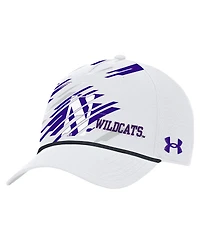 Under Armour Men's White Northwestern Wildcats College Essentials Driver Rope Adjustable Hat
