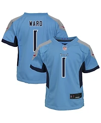 Nike Baby Boys and Girls Cameron Ward Light Blue Tennessee Titans Team Player Game Jersey