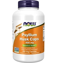 Solgar Psyllium Husks Fiber ,500 mg ,200 V Caps