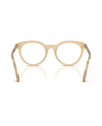 Burberry Women's Round Eyeglasses