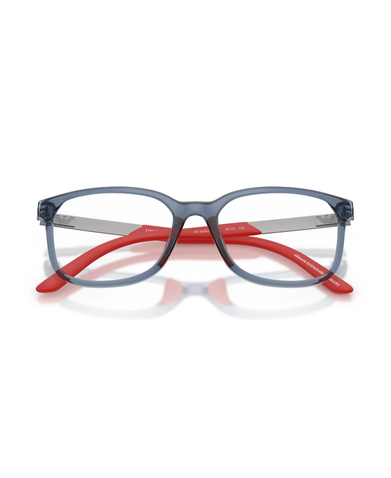 Emporio Armani Kids Men's Square Eyeglasses, EK3008U