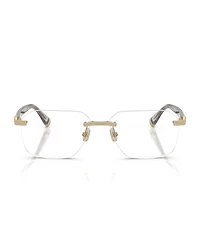Brunello Cucinelli Men's Square Tyler Eyeglasses, BC1011T