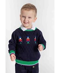 Florence Eiseman Baby Boys Sweater With Soldiers