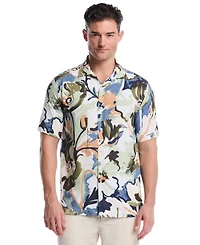 Cubavera Men's Water-Color Painting Print Classic-Fit Shirt