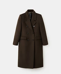 Mango Women's Double-Breasted Wool Coat