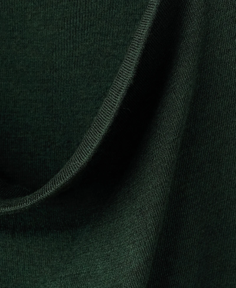 Mango Women's Draped Neckline Short-Sleeved Top