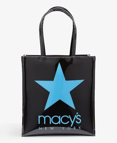 Macy's New York Black Star Logo Lunch Tote, Macy's Exclusive