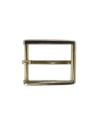 Trafalgar Men's 35mm Rectangular Classic Solid Brass Roller Harness Belt Buckle