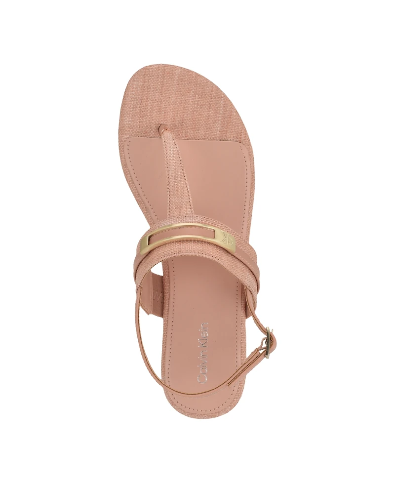 Calvin Klein Women's Bettia Flat Slingback Sandals