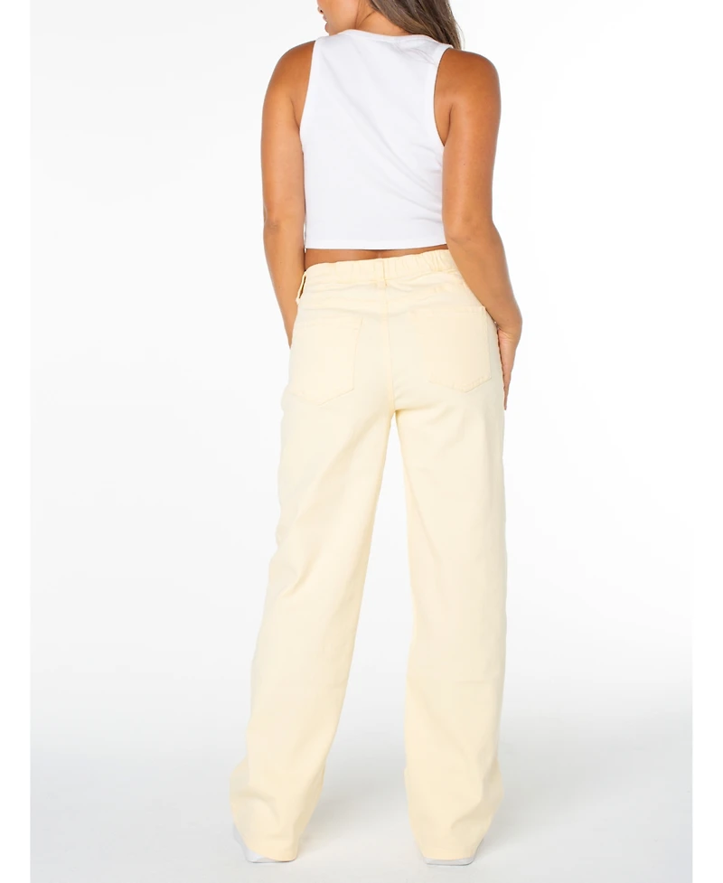 Celebrity Pink Juniors' Baggy Wide-Leg Jeans