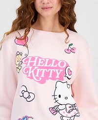 Love Tribe Juniors' Hello Kitty Crewneck Sweatshirt