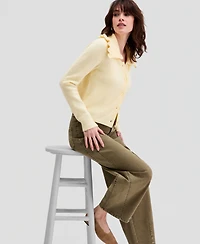 And Now This Women's Ruffled-Collar Cardigan, Macy's Exclusive