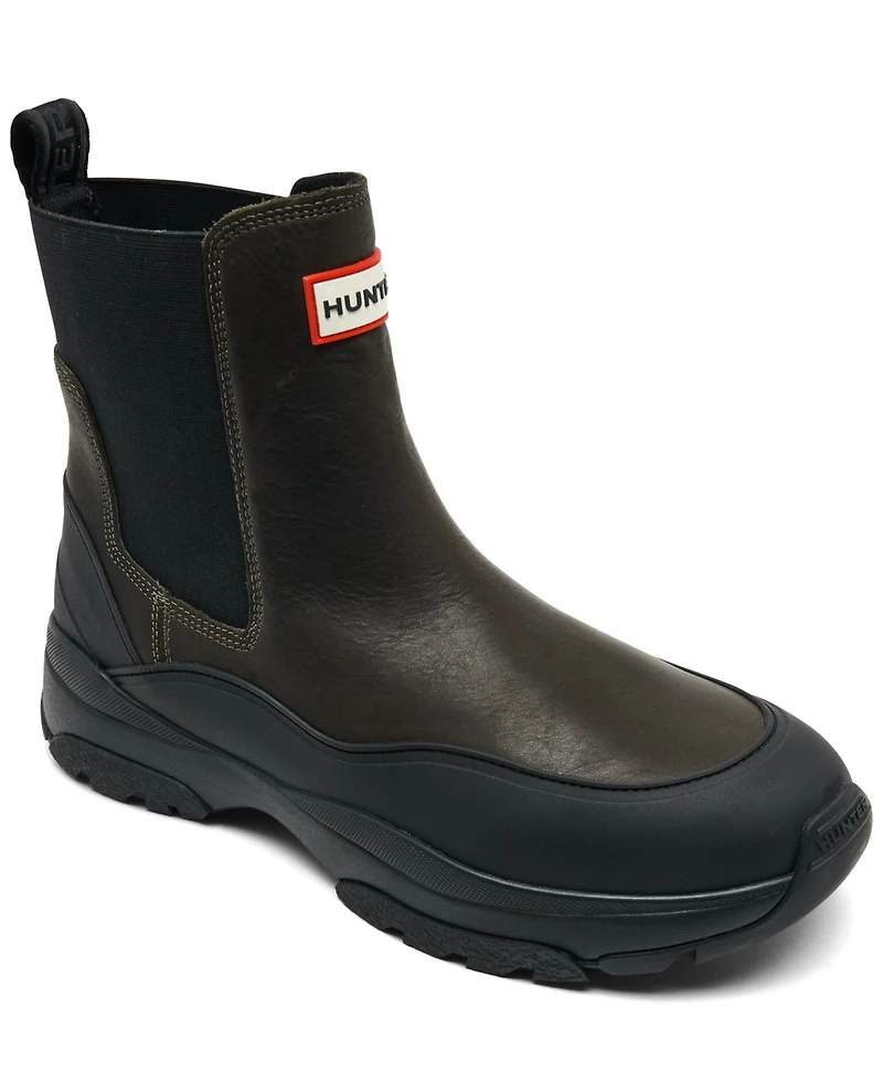 Hunter Men's Landon Waterproof Chelsea Boots from Finish Line