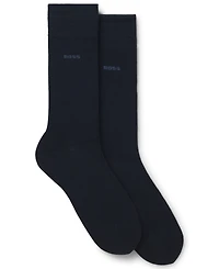 Hugo Boss Men's 2-Pack Regular Length Solid Socks