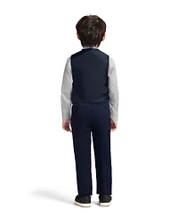 Nautica Boys 2T-7 4-Piece Shirt, Tie, Vest and Pants Set