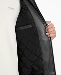 Guess Men's Hooded Full-Zip Jacket