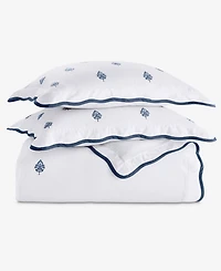 Charter Club Irving Embroidery 3-Pc. Duvet Set, King, Macy's Exclusive