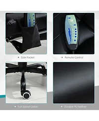 Vinsetto 7-Point Vibrating Massage Office Chair with High Back