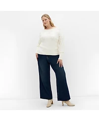 City Chic Plus Braylin Sequin Jumper