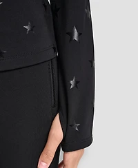 Dkny Women's Half Zip Pull-On Sweatshirt