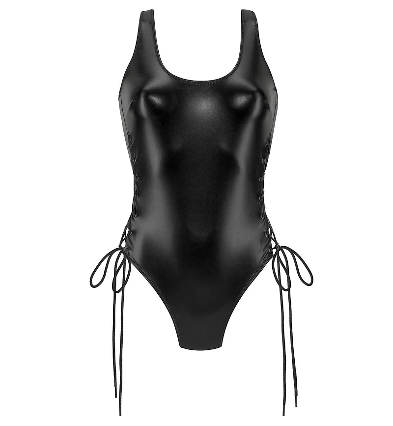 Lascana Women's Lace Up Thong Teddy