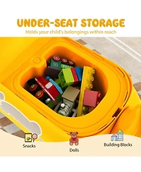 Sugift Toddler Ride on Toy Walking Sliding Car with Lights and Music