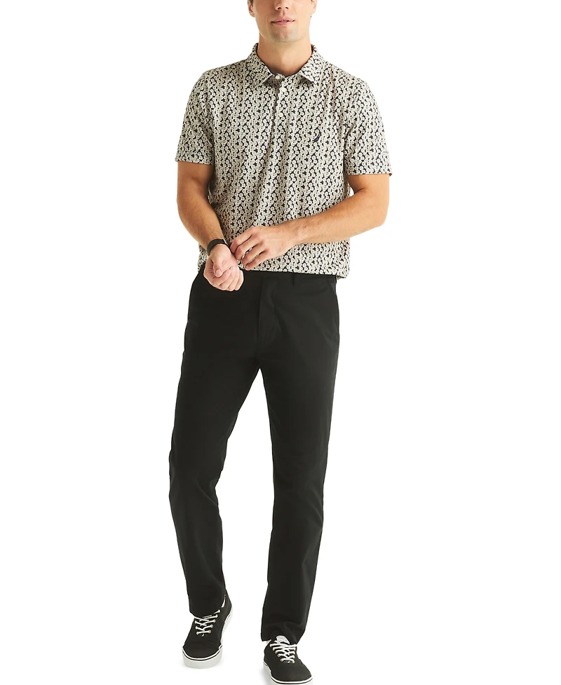 Nautica Men's Short-Sleeve Printed Sand Dollar Polo Shirt