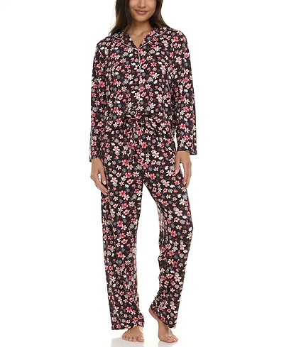 Flora by Nikrooz Women's Lindsey Floral Pajama Set