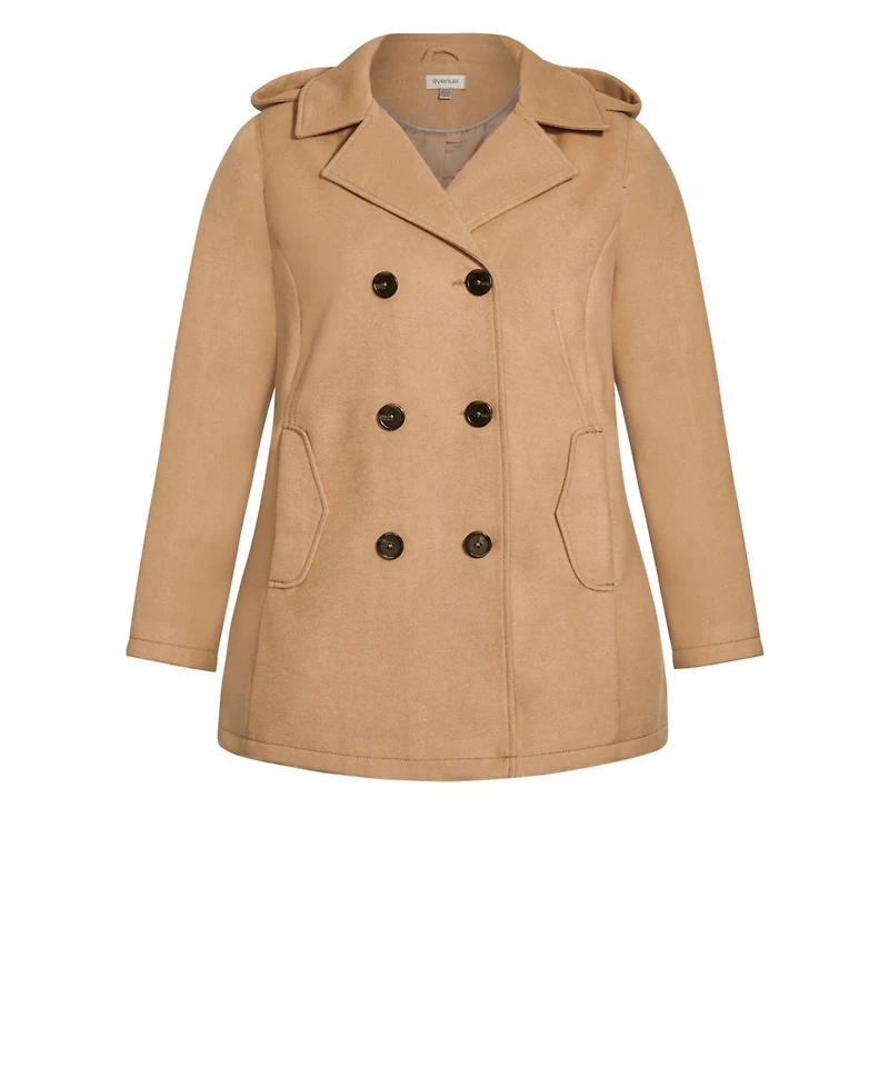 Avenue Women's Faux Wool Peacoat