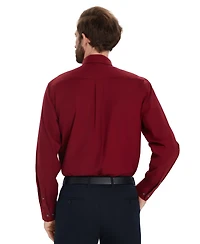 Club Room Men's Pinpoint Button Front Solid Dress Shirt, Macy's Exclusive