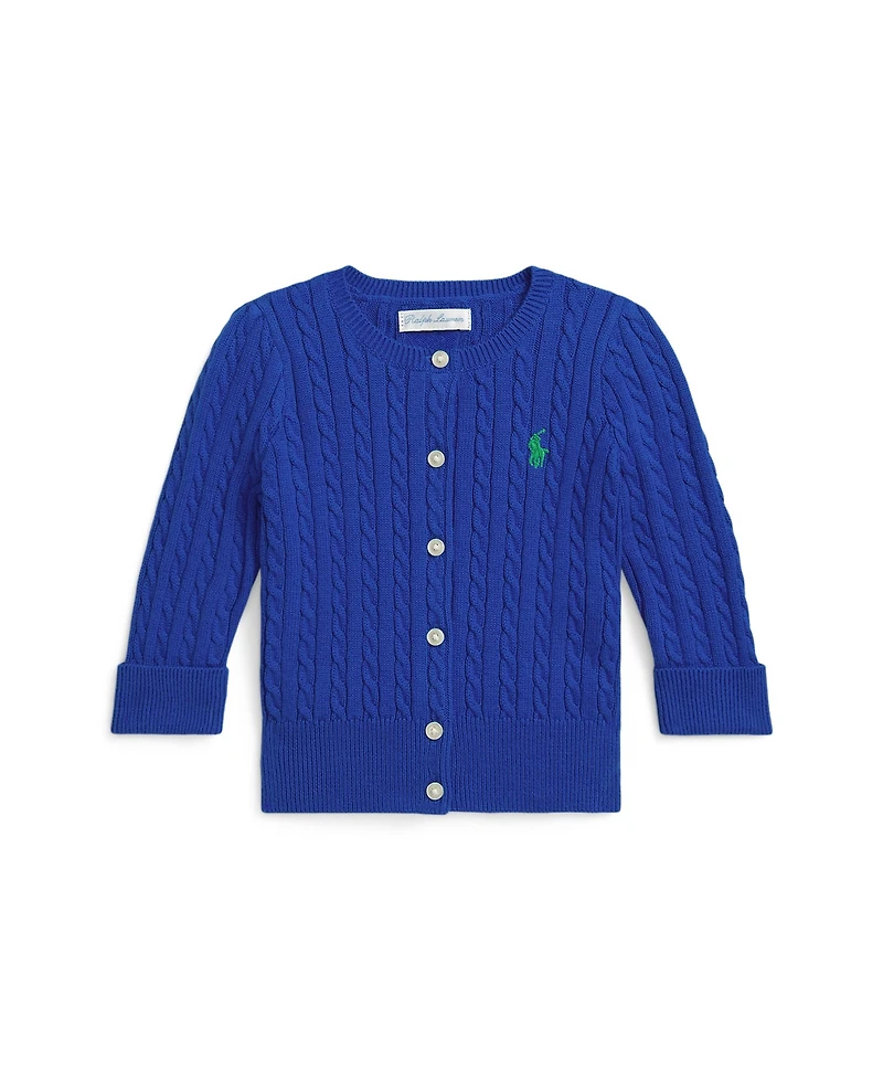 Polo Ralph Lauren Baby Boys Mini-Cable Crewneck Cardigan